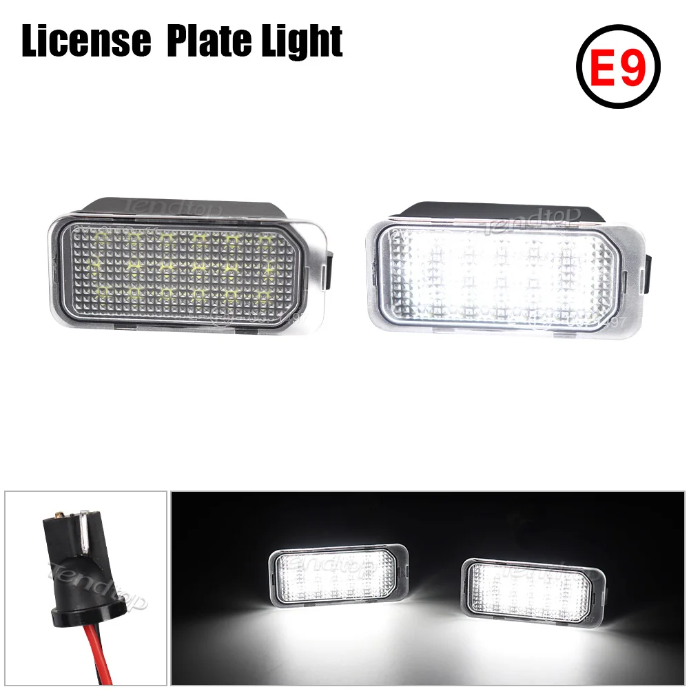 LED Tag Lamp License Plate Light  White  for Ford Edge C-Max C Max Transit 150 250 Ranger EcoSport