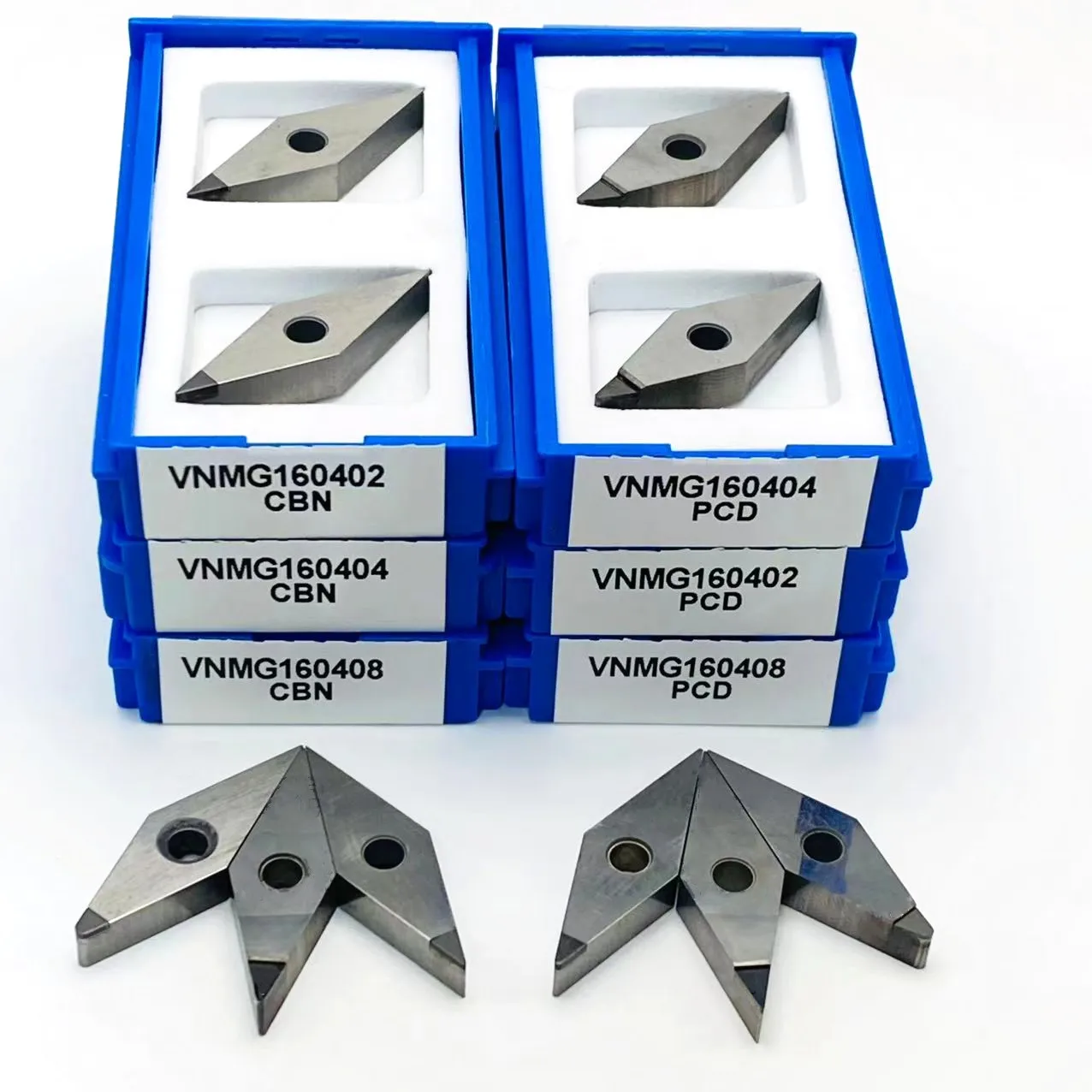 

1 шт. VNMG160402 VNMG160404 VNMG160408 PCD CBN PCD токарный инструмент для алюминия меди CBN инструменты для обработки твердой стали и чугуна