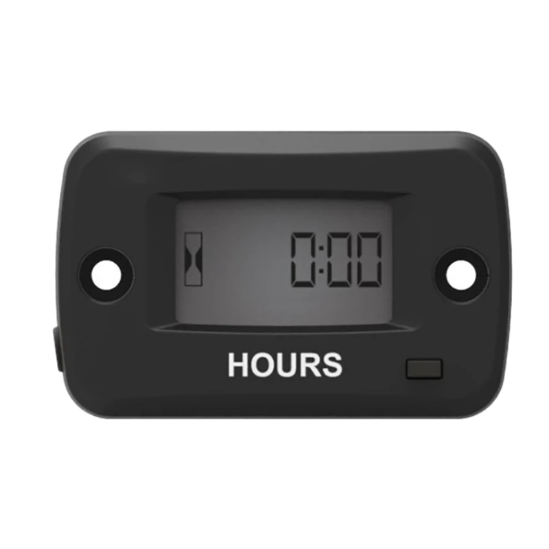 Digital Hour Meter for Motocycle Farm Tractor Marine Compressor ATV Outboards Chainsaw and Other AC/DC Power Devices