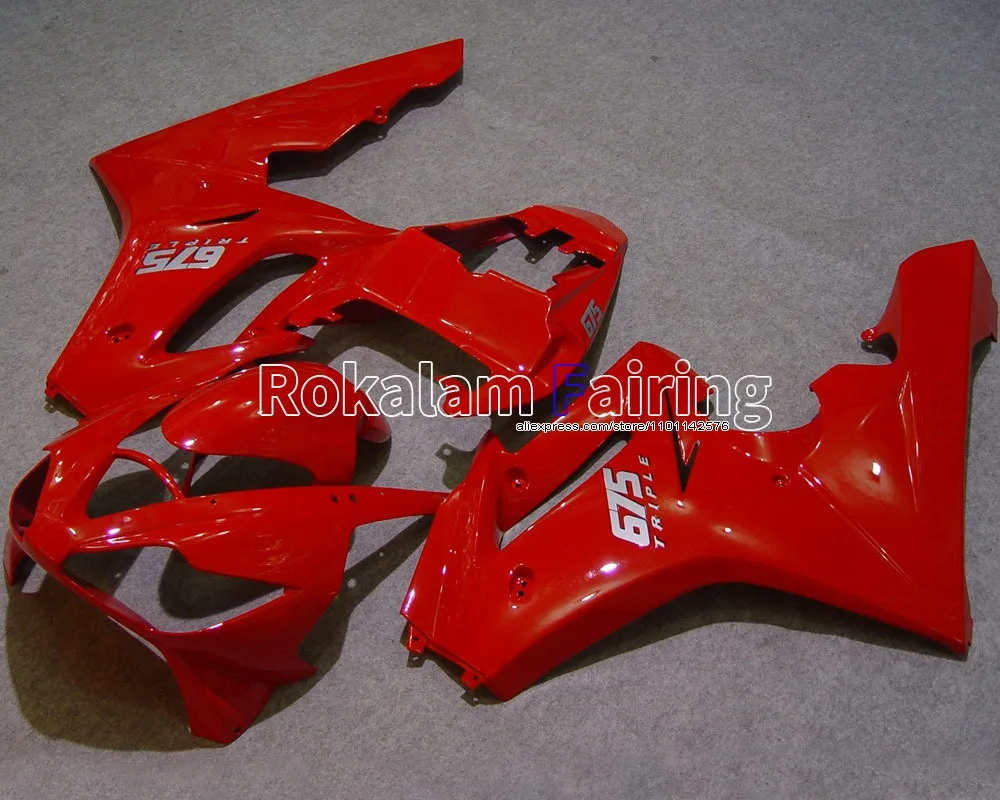 

For Triumph Daytona Fairings Kit 675 Parts 2006 2007 2008 Daytona675 06 07 08 Whole Red Body Kit (Injection molding)