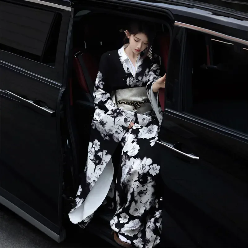 كيمونو Jigoku Shoujo Enma Ai فستان الخادمة يوكاتا الزي الرسمي انمي ياباني تأثيري ازياء 2025 الساخن