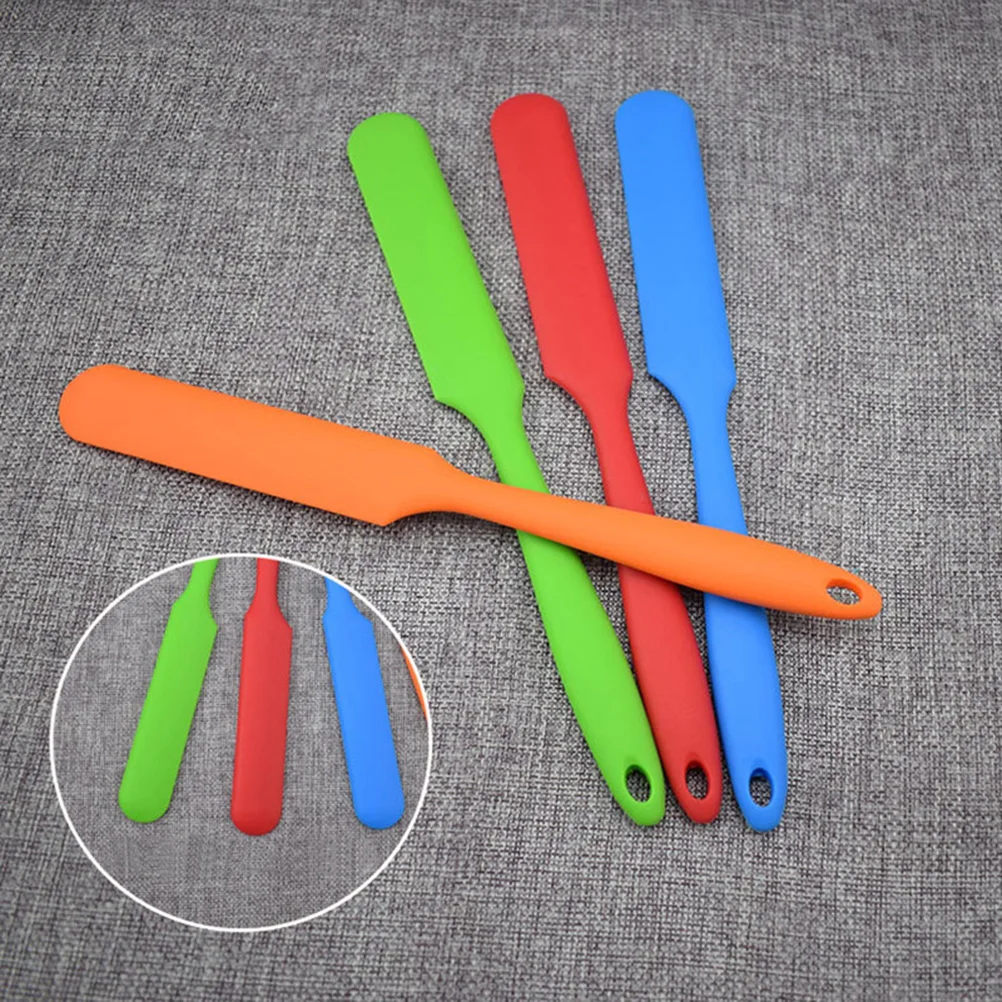 

2Pcs Silicone Spatula Heat Resistant Baking Scraper Food Grade Long H Oven Safe Kitchen Pastry Tools Durability