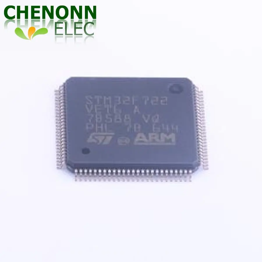 

2 шт./лот STM32F722VET6 (встроенные процессоры и контроллеры)