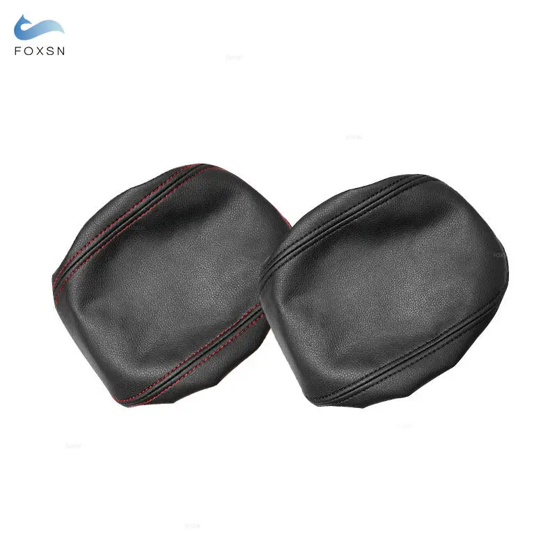 Car Accessories Center Control Armrest Box Lid Pad Cover For Subaru Forester 2008 2009 2010 2011 2012 Microfiber Leather Decor