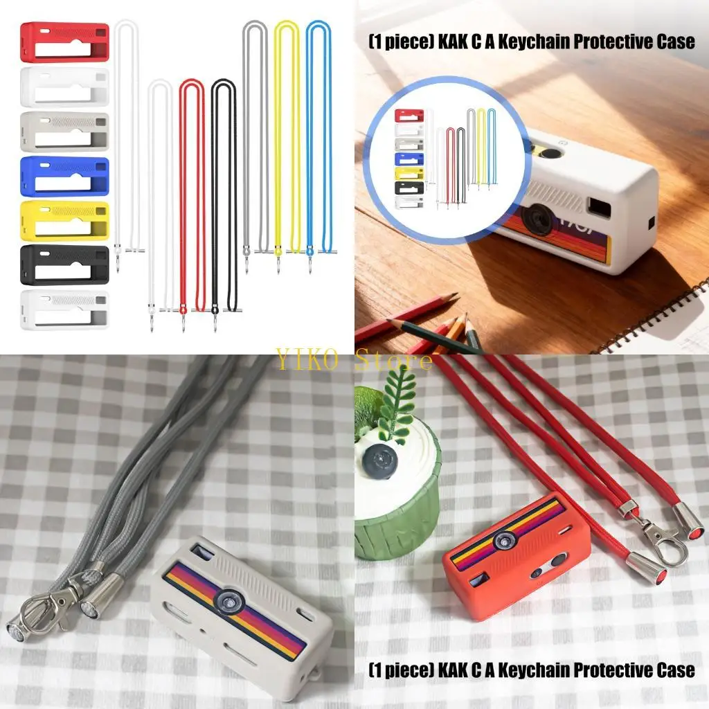 K32C Shock Resistant Case For Charmera Keychain Digital Camera For Travel Outdoor Use
