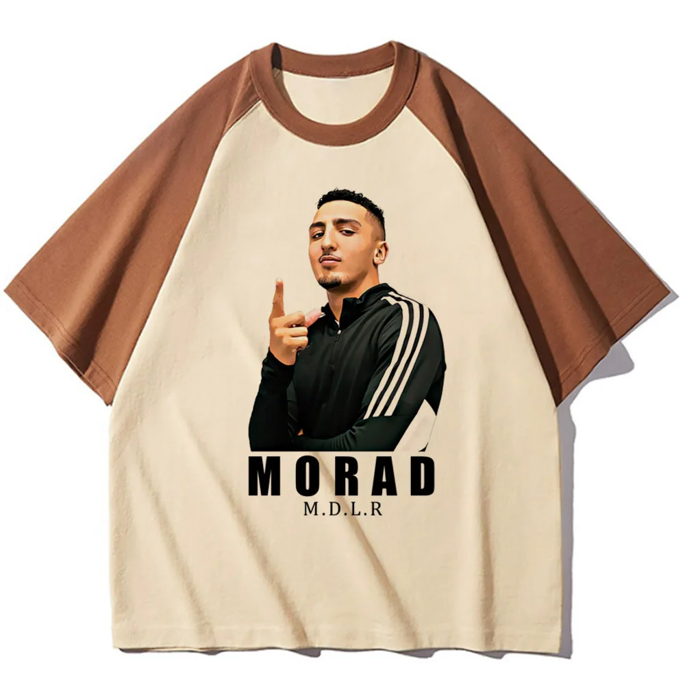 Morad t shirt women patterned crew neck t shirt girl manga anime clothes