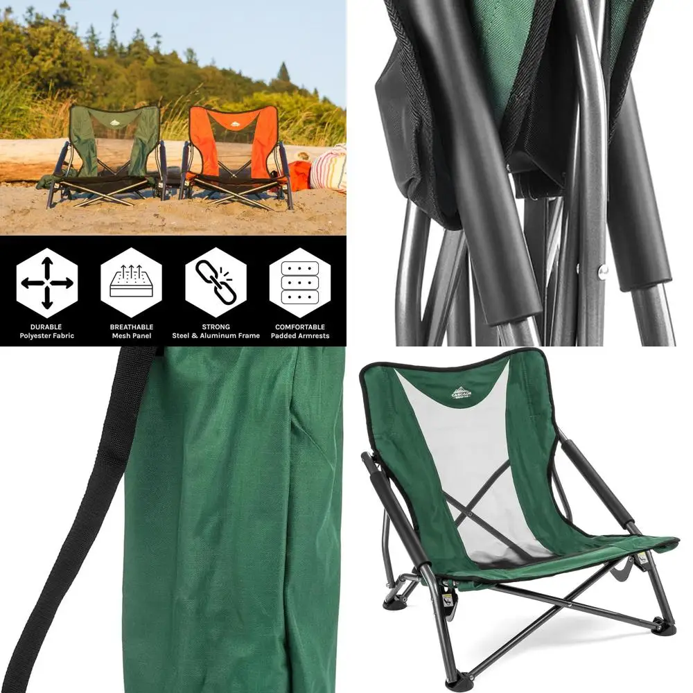

Portable Folding Chair with Carry Bag for Outdoor Activities, Beach, Picnics, BBQs, and Sporting Events