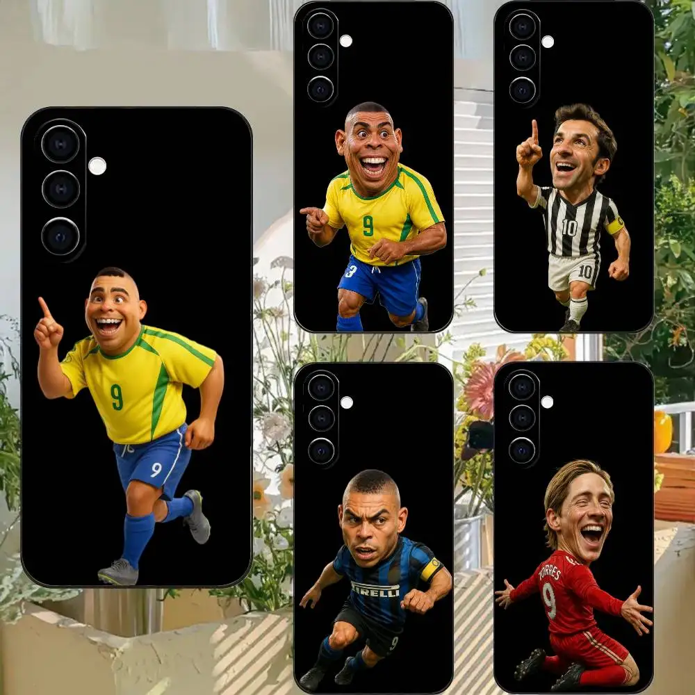 Football superstar Ronaldo Ultrathin TPU Printed Phone Case for Samsung Galaxy A73/A72/A71/A53/A52/A51/A22/A91/A80