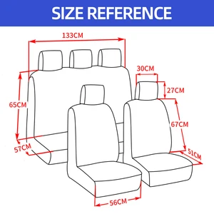 Universelle Autositzabdeckungen Set, geeignet für unabhängige Sitze, Reifendetailabdeckungen, Schutz der Sitze, passen sich den meisten Autos, 2 PCs, 5pcs an 10 Hauptverkäufe Sandero Cover - №8
