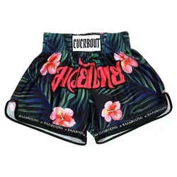 Everbout Muay Thai shorts Kids Boxing CrossFit training pants raja