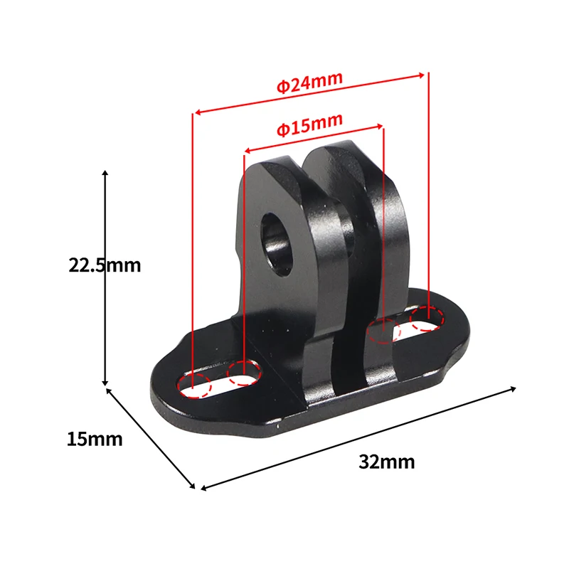 Metall Basis halterung Mini Stativ Adapter m3 Befestigungs schrauben für Gopro Dji Action 4 Kamera Käfig Rig Rahmen Halterung Selfie Stick Halter – Detail 19