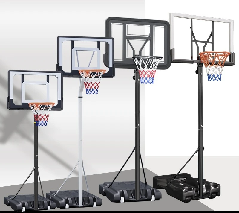 Outdoor Indoor Play Kids Youth Adults Adjustable Backboard Portable Basketball Hoop Goal Systempromote Sales