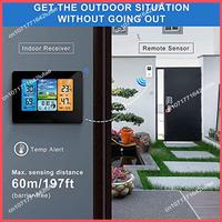 B52C Wireless Weather Station Indoor And Outdoor Thermometer, Forecast Station Temperature And Humidity Monitoring Barometer Dur