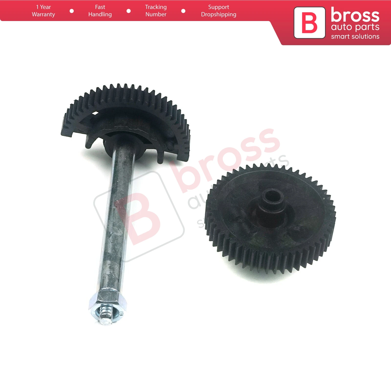 Bross BGE38-1 1 Set 2 Pieces Throttle Body Actuator Gear Repair Kit 13627838085, 13627834494, 13627834494 for BMW M3 M5 M6