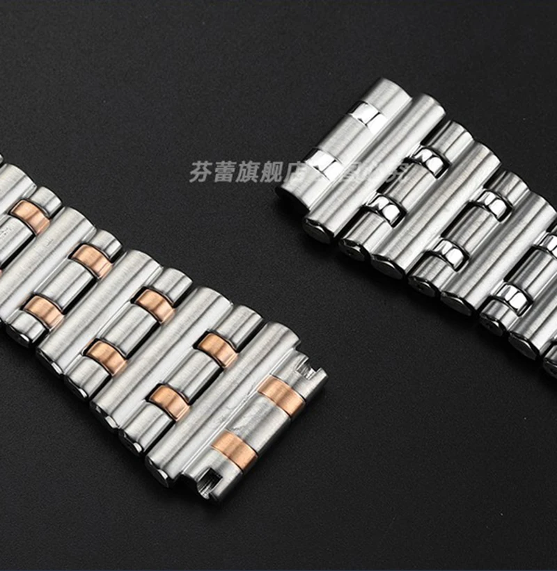 For Breitling Watch Band B01 Butterfly Buckle Men\'s Stainless Steel Mechanical Timing Watch Chain Super Ocean Accessories 24MM