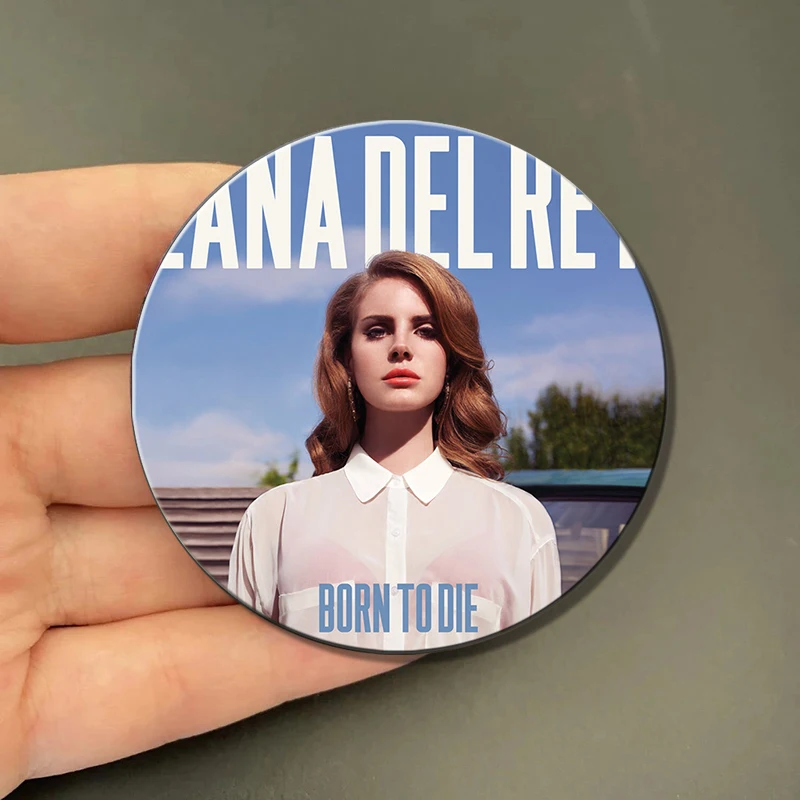 58mm New Singer Lana Del Rey Button Pin Cute Anime Character Cartoon Brooch Badge for Backpack Accessories Decor Collect