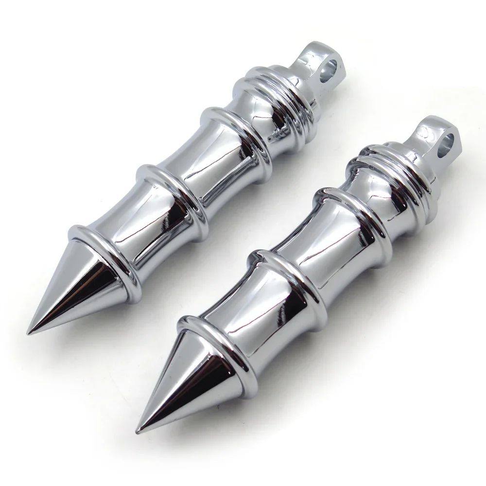 

Motorcycle Spike Passenger Rear Foot Peg for Harley 2012-later Dyna FLD,1986-later FL Softail and 1980-later Touring and Trike