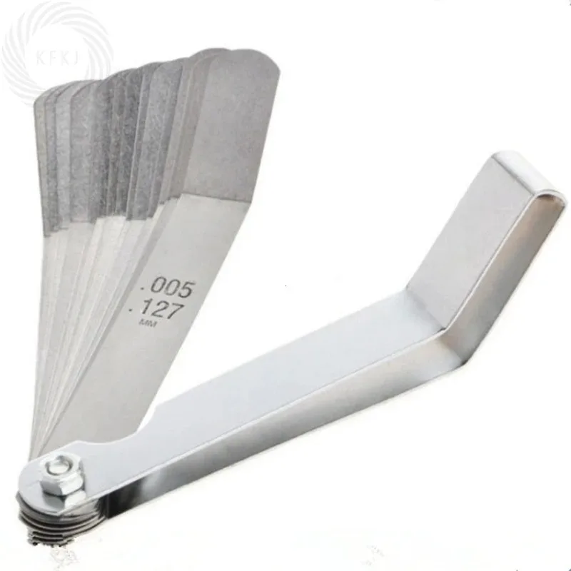 أدوات تعديل صمام التخليص + مقياس المحسس 0.005 - 0.020 بوصة محرك الدراجة النارية صمام المسمار ضبط أداة المفك 2025 #5