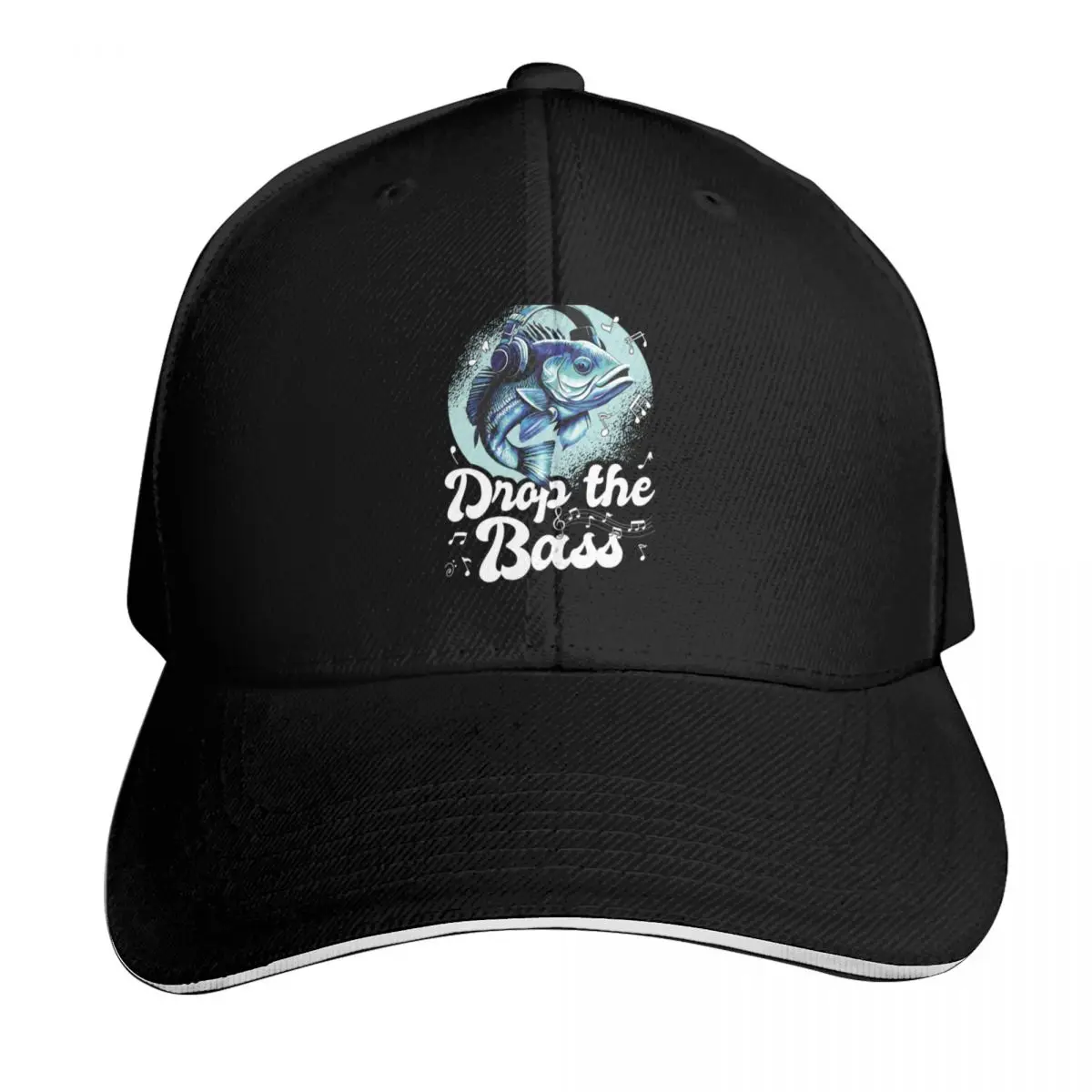 

Drop The Bass - Bass With Headphones Baseball Cap winter hats for men Hat Man Luxury Luxury Man Hat Hats Man Women's