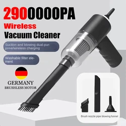 Wireless Vacuum Cleaner 120W 2900000PA High Power Powerful 2 In 1 Wet And Dry Dual Use Automobile Vacuum Cleaner Household Tools