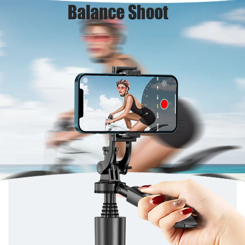 1.6M Long Extended Bluetooth Wireless Selfie Stick 360° Horizontal Vertical Panoramic Balance Shooting Live Broacast Foldable