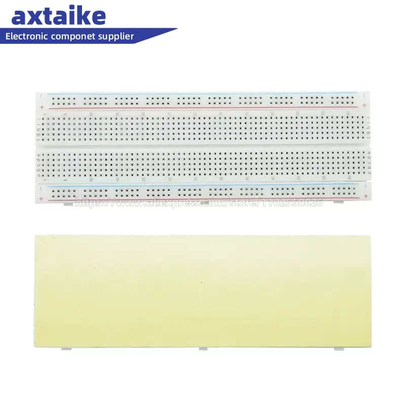 MB-102 MB102 165*55*10mm Breadboard 400 830 Point Solderless PCB Bread Board Test Develop DIY 200+630 holes Combination Splice
