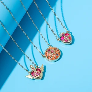 Anime SAILOR MOON Colar para homens e mulheres, Tsukino Usagi, Colar de desenhos animados Magical Girl Transformation, Cosplay Fan Gift, Bolsa Jóias 10 principais vendas diabolik lovers colar - №9