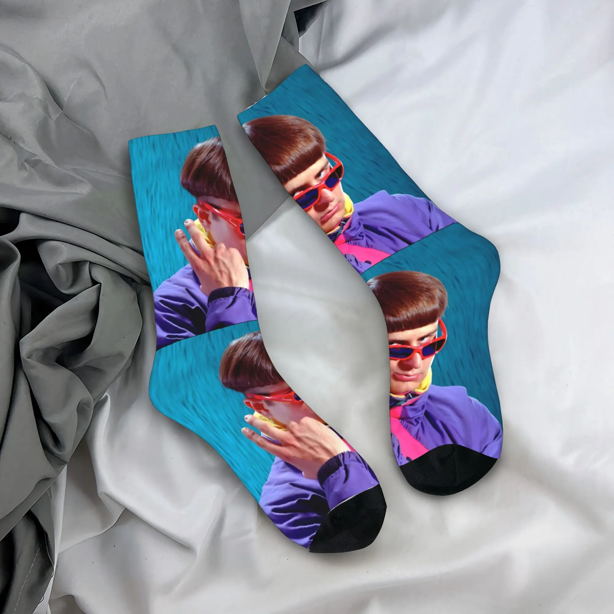 Fashion Men's Socks Harajuku Oliver Tree Album Singer Sock Polyester  High Quality Women's Socks Spring Summer Autumn Winter