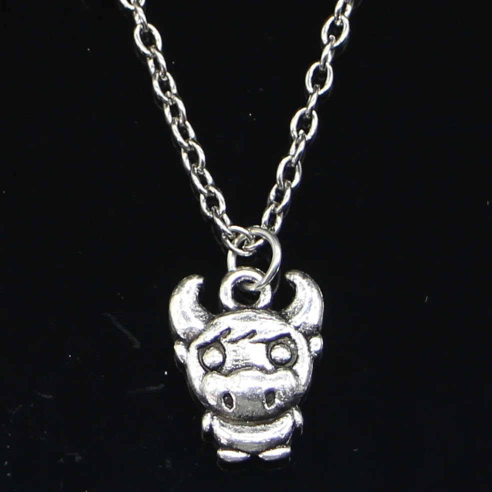 20pcs New Fashion Necklace 12x15mm cow bull ox Pendants Short Long Women Men Colar Gift Jewelry Choker