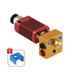 MK8 Assembled Extruder Hot End Kit For Ender 3 CR-10 Printers 1.75mm 0.4mm Nozzle Aluminum Heating Block 3D Printer Accessories