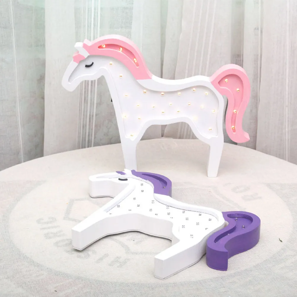 1 pièce Ornement mural LED licorne, lumineux dans le noir, décoration élégante pour la maison, salon, chambre, chambre d'enfant, dortoir, cadeau de mariage ou d'anniversaire