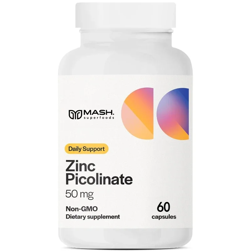 

Premium Zinc Picolinate 100 Mg Per Serving - 120 Capsules - Boosts Immune Support, Sleep & Energy