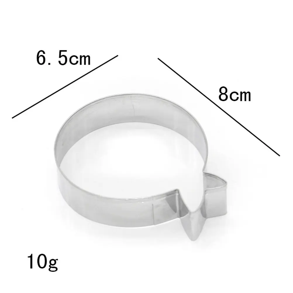 Balloon Shape Cookie Cutter Stainless Steel DIY Baking Mold for Biscuits Cakes Fondant Biscuit Mold Kitchen Tool