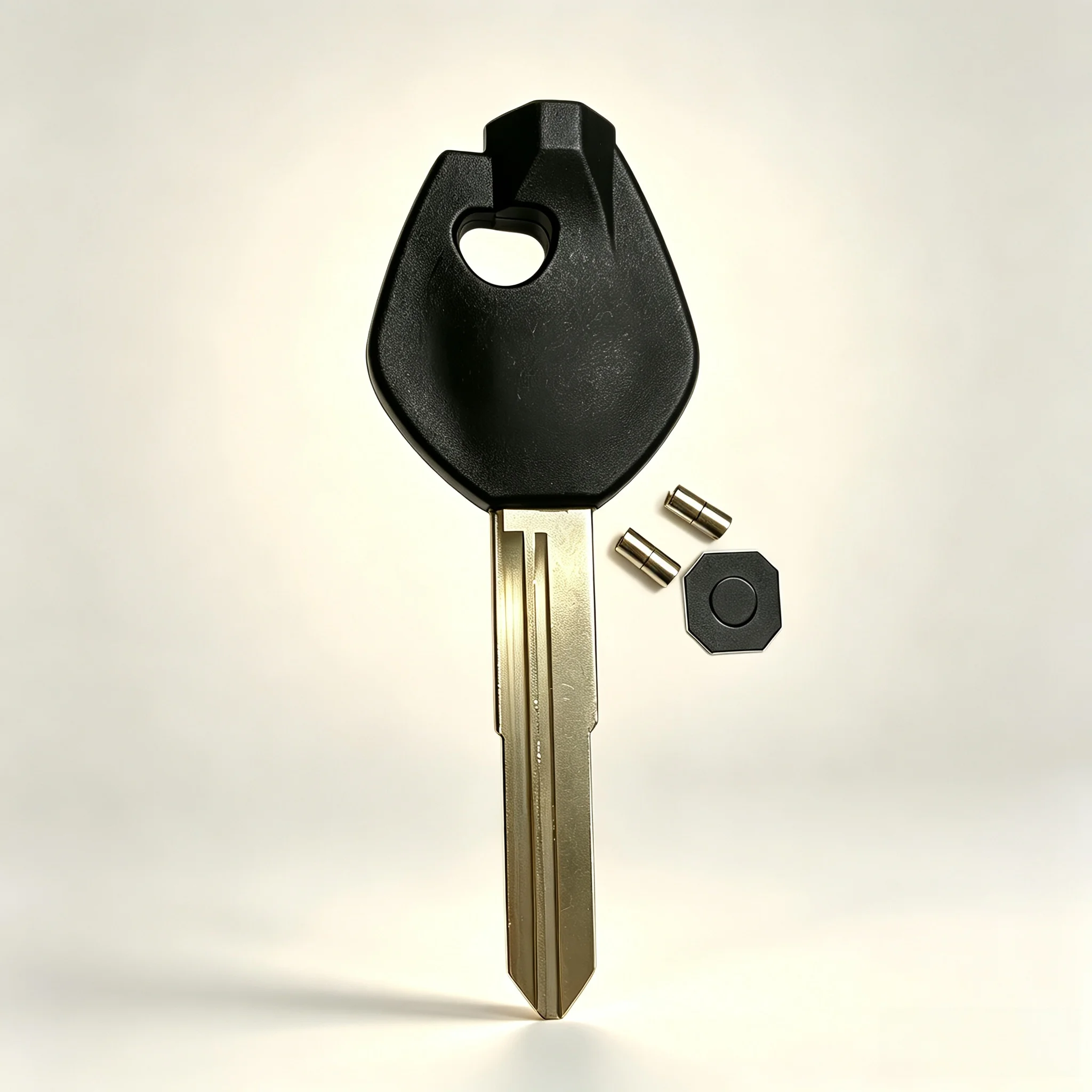 1/3Pcs For Magnet Anti-theft lock AN250 AN400 AN650 Burgman Sj50 V125S V50 AG50 Black Key Replace Uncut Keys