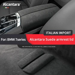 for BMW 7 Series F01 F02 F03 F04 2009 2010 2011 2012 2013 2014 2015 Car Center Console Armrest Trim Cover Alcantara Suede