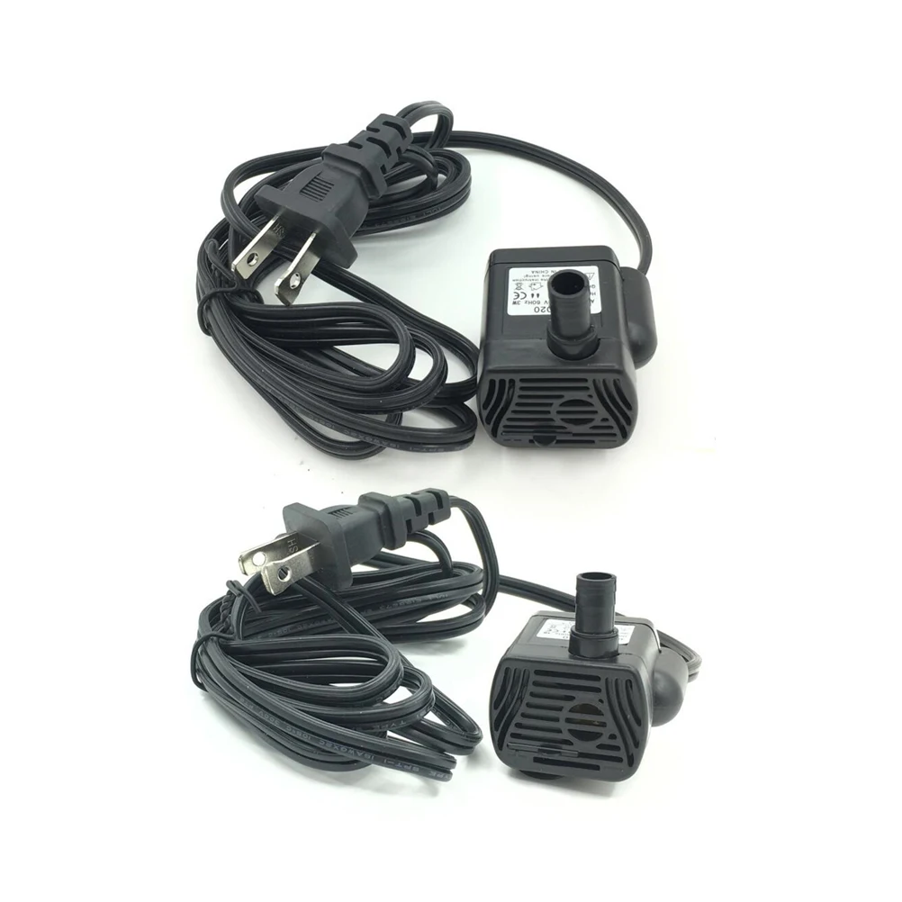 

Mini Water Pump Submersible Low Power for Fountains Ponds Aquariums Fish Tank Black Easy Clean Material Adjustable Flow Rate