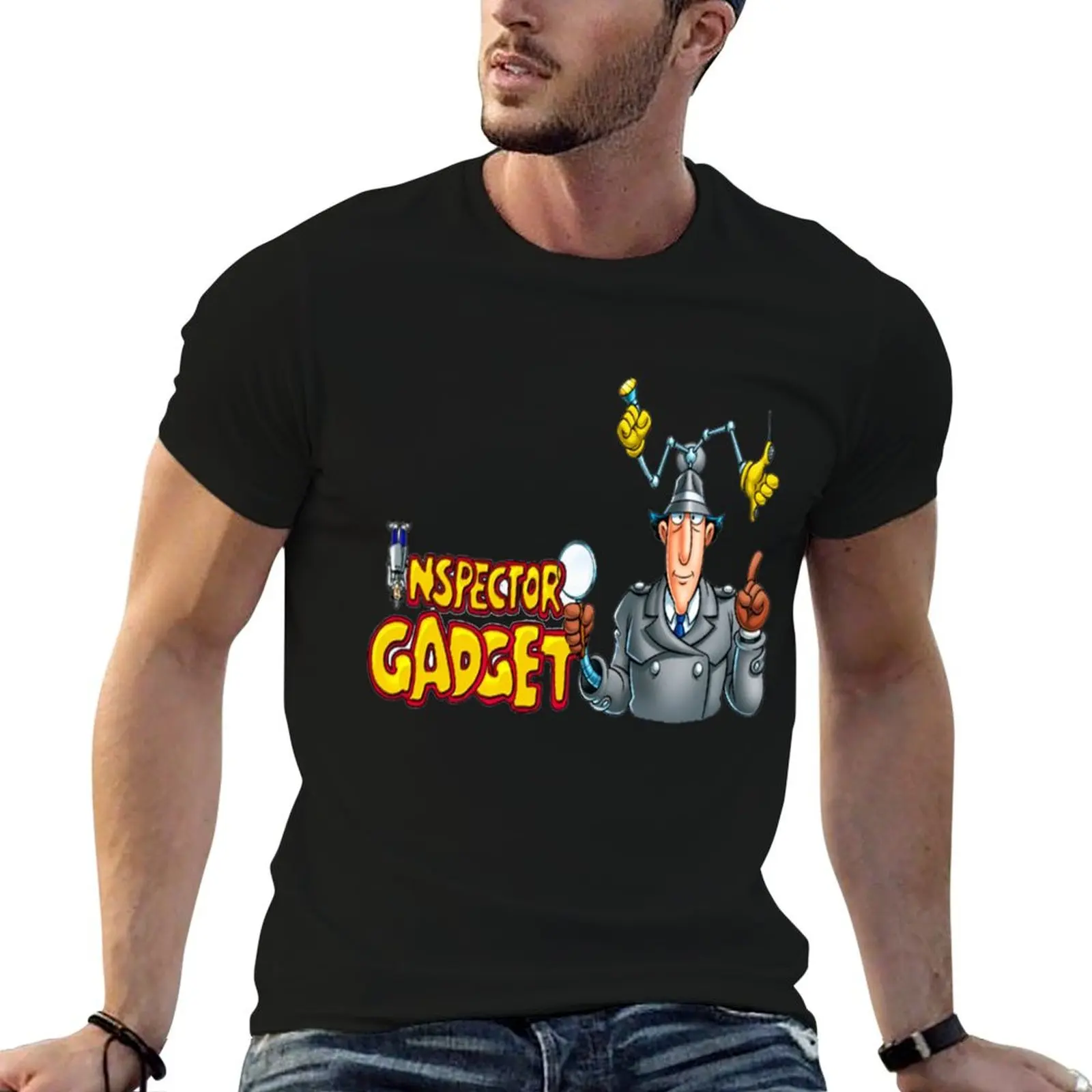 

Inspector Gadget inspector gadget cartoon inspector gadget costume T-Shirt t shirt man plain t shirts for man cotton T-Shirt