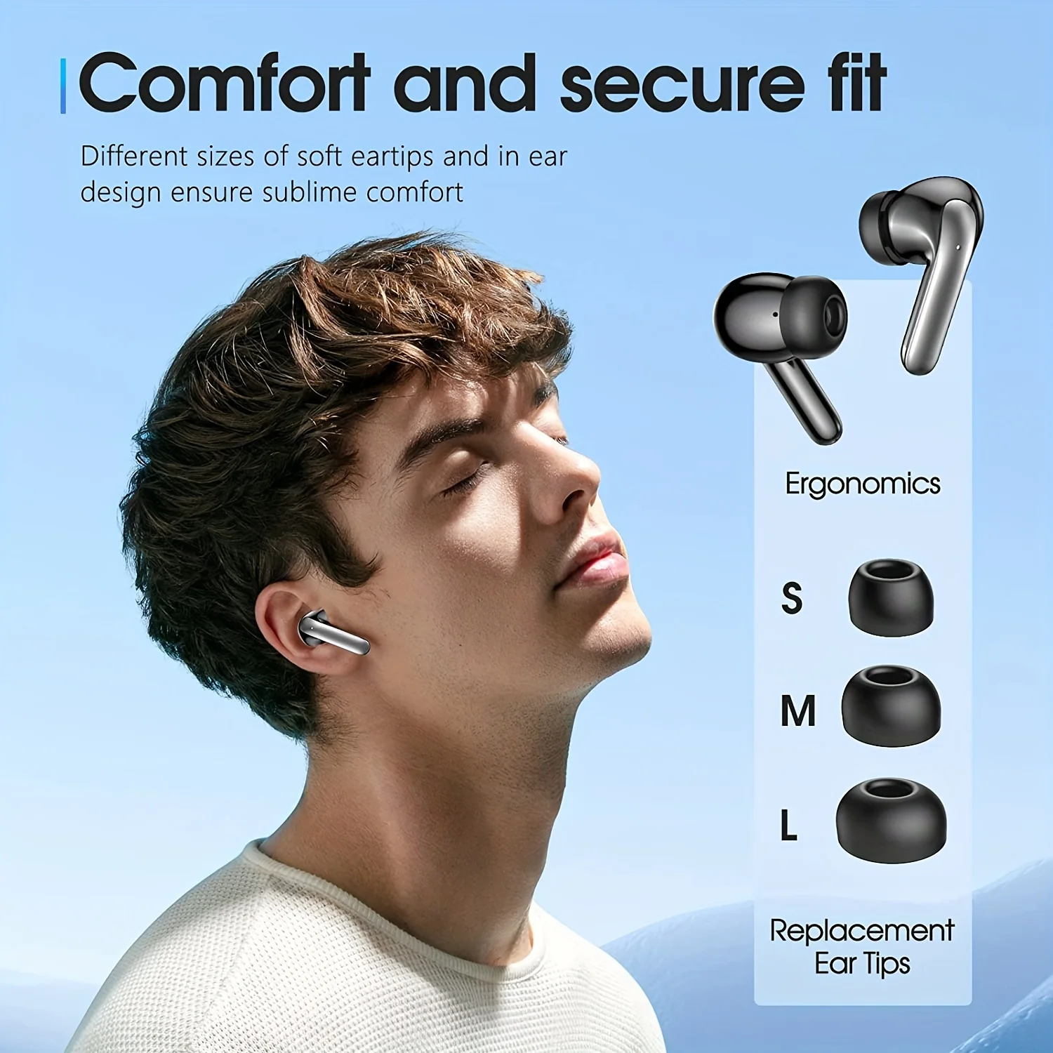 Auriculares TWS con cancelación activa de ruido LED, auriculares inalámbricos con Bluetooth, sonido Hifi, intrauditivos, ANC ENC, deportivos, para jugadores, iPhone