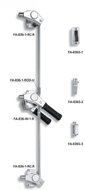 FA-836-1-L/FA-836-1-R Original Imported Roller Locking Handle