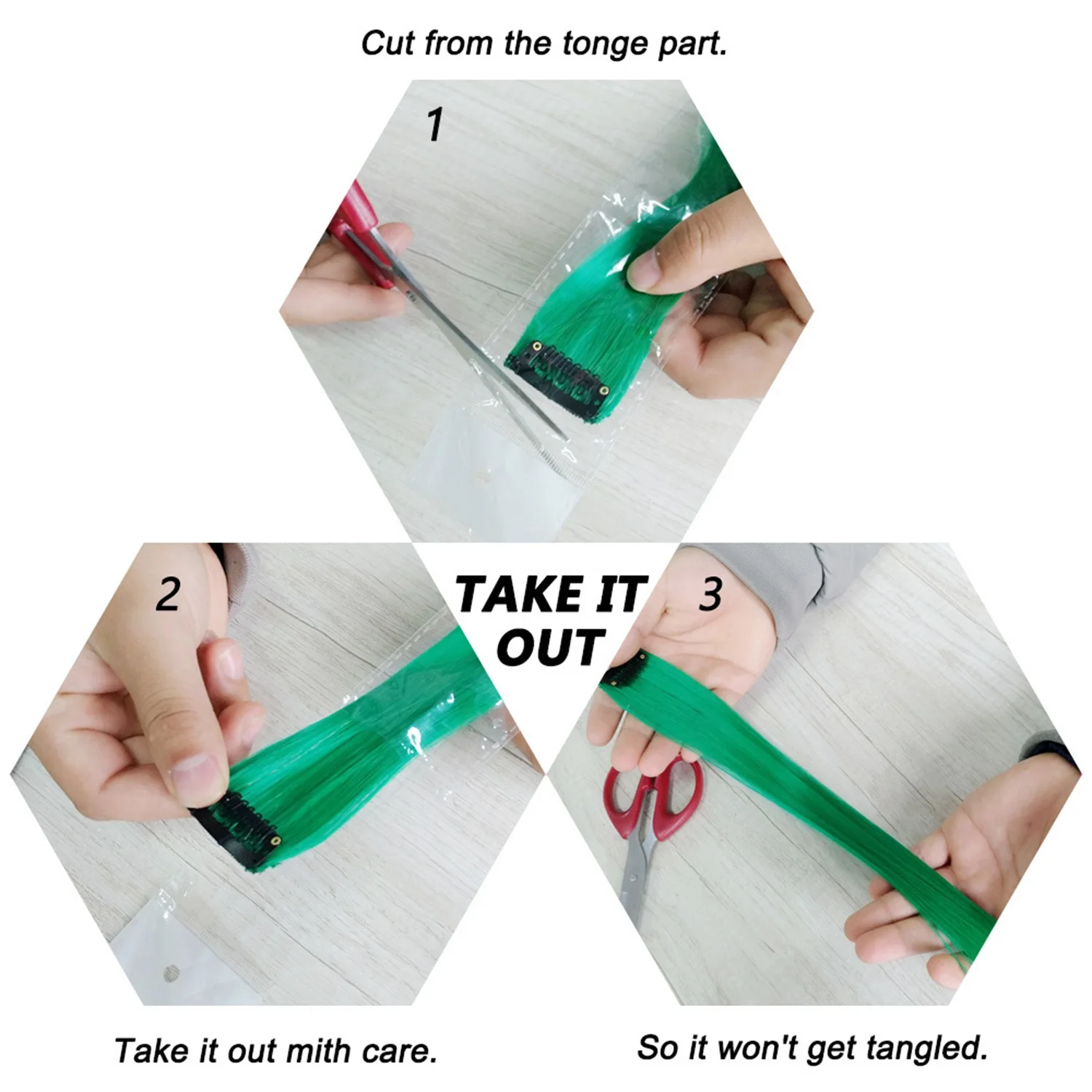 13 قطعة من وصلات الشعر الملونة للحفلات بمشبك ملون 55 سم أرجواني + أزرق و13 قطعة قوس قزح