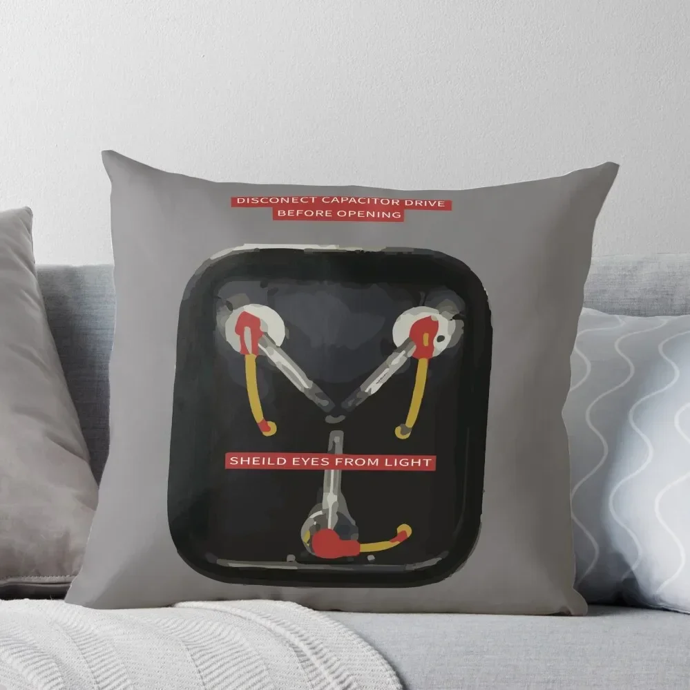 Flux Capacitor Throw Pillow New year Decorative Cushions For Living Room Sitting Cushion Pillow