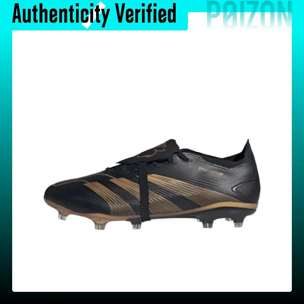 Adidas PREDATOR LEAGUE FG Firm Ground Slip Resistant Abrasion Resistant Soccer Shoes Men's Black JH5702