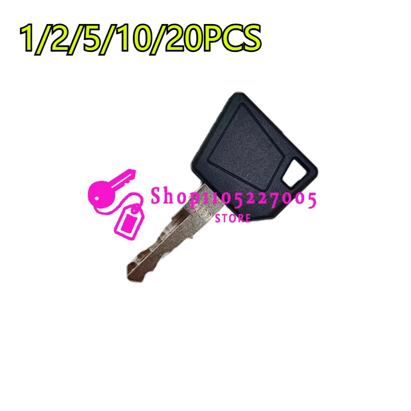 1/2/5/10/20PCS Ignition Keys 14607 701 45501 for 3CX Bomag Dynapac Terex Vibromax NH Ford Moxy Wacker Neuson Hamm Mini Excavator