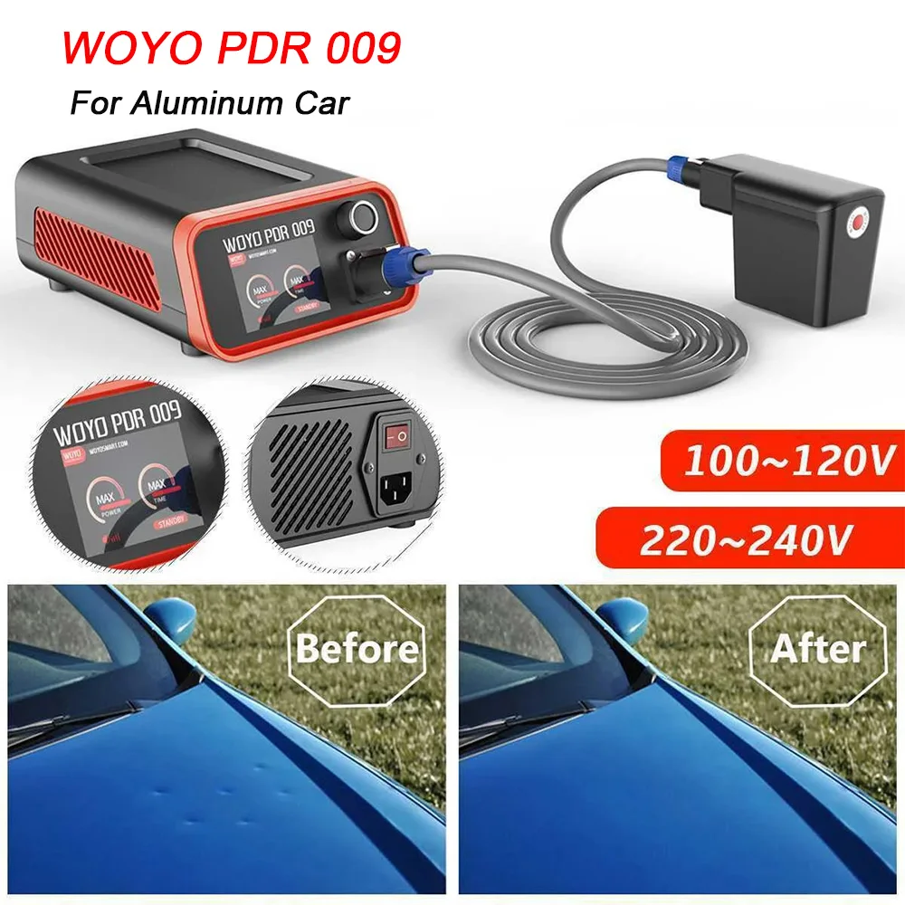 

WOYO PDR009 Car Auto Body Dent Puller Machine for Aluminum Magnetic Induction Heater Sheet Metal Hot Box Ligh Repair Tools