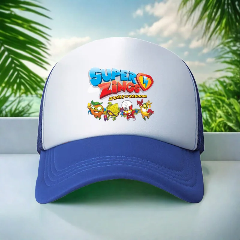

Children Hat Boy Girl Youth 6-15 Years SUPER ZIGS Anime Print Baseball Hat Sun Hat 58CM Party Tour Breathable Fashion Casual Hat