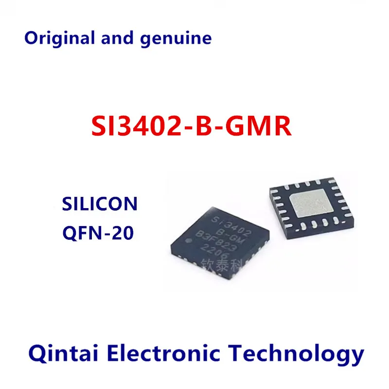 Original SI3402-B-GMR, SI3402-B-GM, QFN20, novo, em estoque