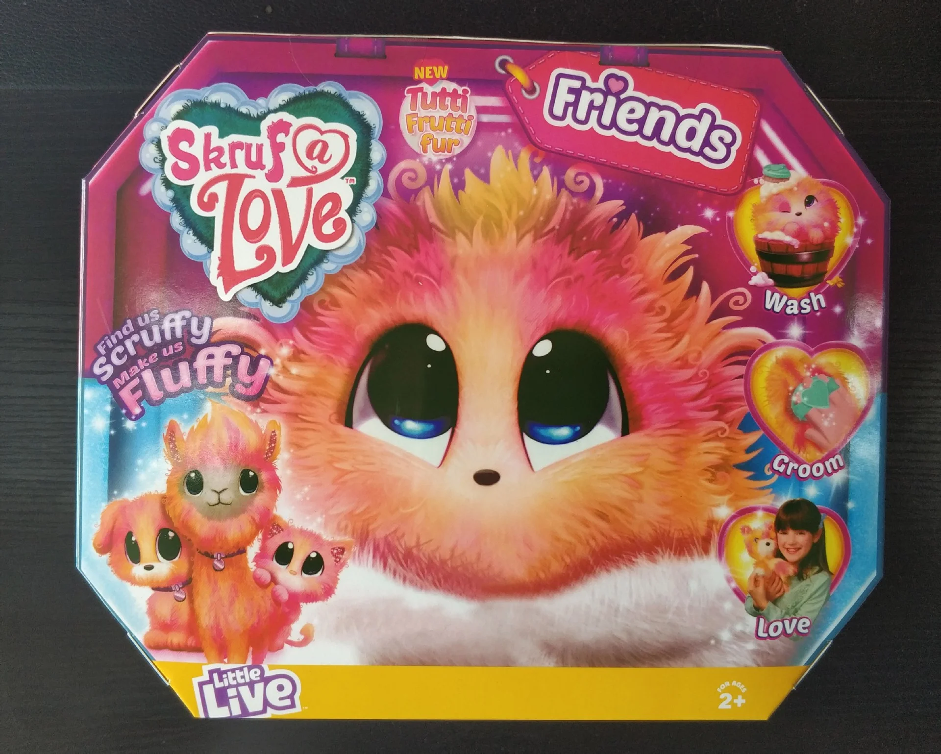 موس Scruff-A-Luvs الاستحمام لعبة الحيوانات الأليفة تمرغ في الماء صندوق أعمى البيض ألعاب من نسيج مخملي للفتيات دمية أرنب يونيكورن دمية #6