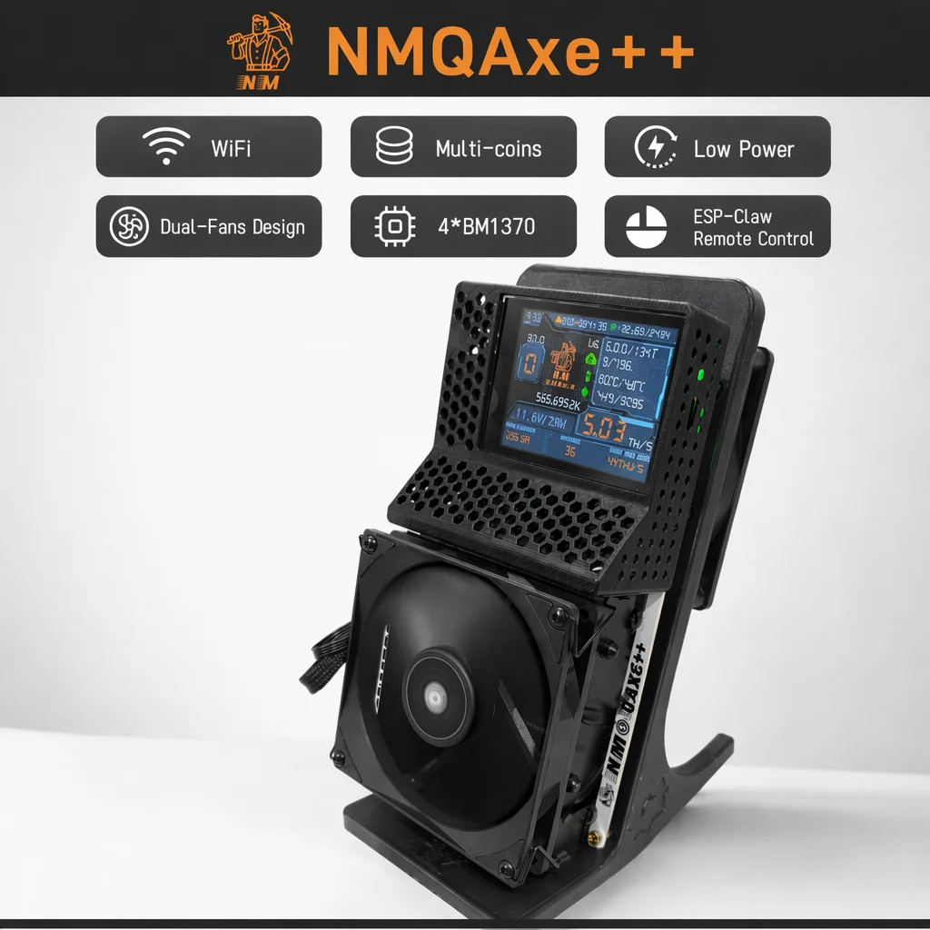 NMMiner NMQAxe++ Professional ASIC Miner Stable Operation Mining NMMiner NMQAxe++ Professional ASIC Miner Stable Operation Mining