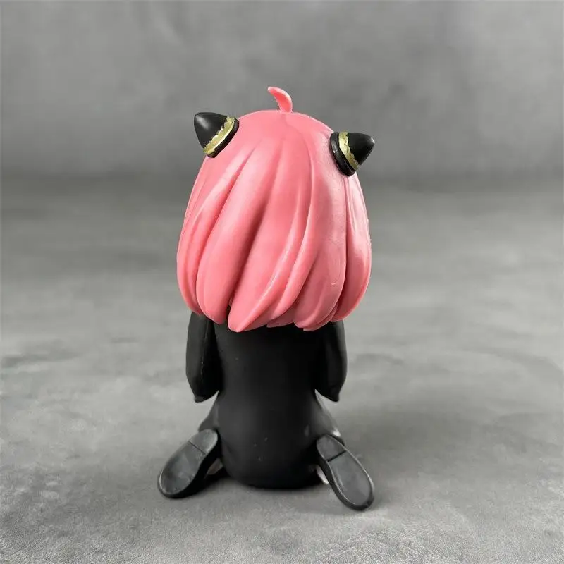 أنيمي جاسوس × الأسرة عمل أرقام الركوع أنيا الشكل لطيف يجلس فتاة جميلة لوحة سيارة عرض حلية الاطفال اللعب الهدايا #5