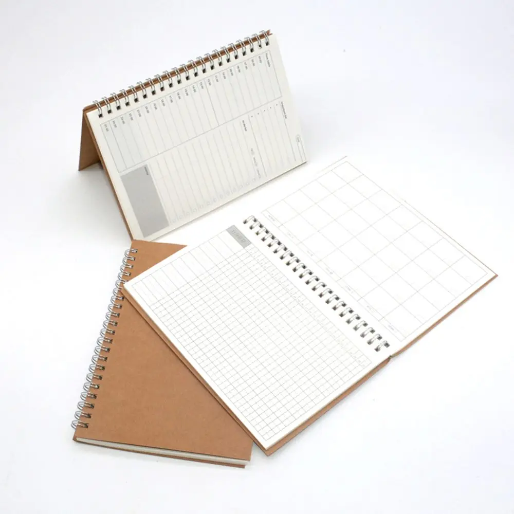 Daily Weekly Monthly Planning Schedule Retro Coil Coil Planner This To Do List Organizer Improve Productivity Manual